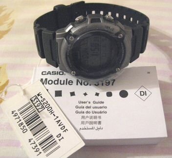 Часы Casio-W-S200H-1avdf(Solar Power) Новые/Ориг