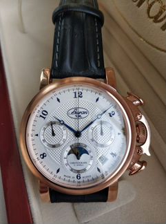 Buran V.M. Хронограф Лунный календарь мужские часы