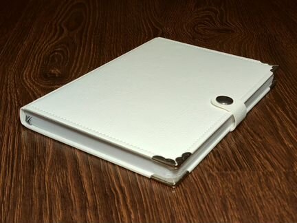 Белый блокнот с серебряной фурнитурой: А5, 96, 5мм