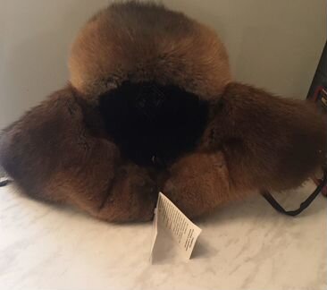 Мужская ондатровая шапка