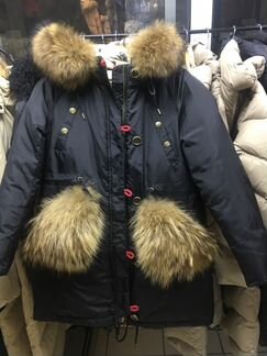 Пуховик с меховыми карманами Burberry erqw1