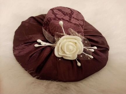 Ободки/Заколки.Мини-шляпка кокетка поделки