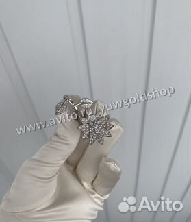Новое золотое кольцо Van Cleef 2.25 ct, 585 пр