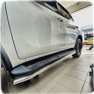 Защита порогов Toyota Fortuner