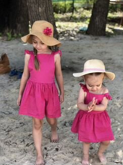 Платье и сарафаны family look