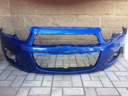Бампер передний Chevrolet Aveo t300 крашенный
