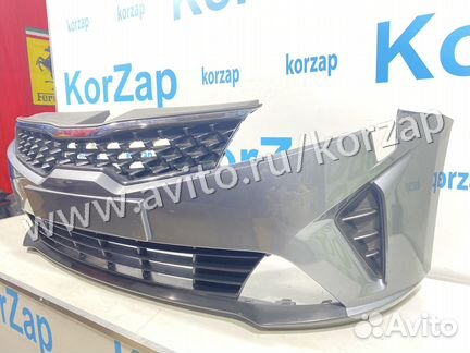 Бампер передний рестайлинг в сборе Kia Rio 4 FB