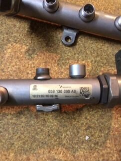 Топливные рампы с датчиками на Фольксваген Туарег