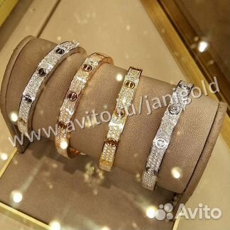 Золотой браслет с бриллиантами Cartier картиер