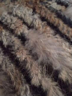 Пончо меховое