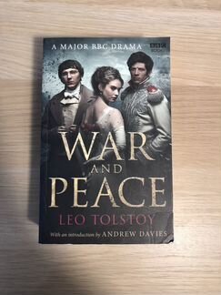War and peace, Leo Tolstoy book, Война и мир на ан