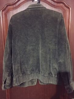 Вельветовая куртка хаки