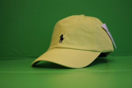 Новая хлопковая кепка Polo Ralph Lauren лимон