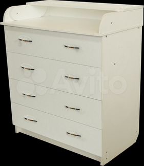 Комод пеленальный 80/4 лдсп (белый)