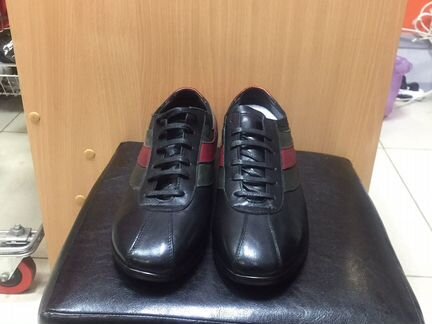 Ботинки мужские, gucci,натуральное кожа