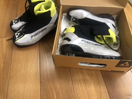 Лыжи детские + палки + ботинки + чехлы