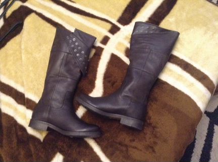 Новые демисезонные сапоги ботфорты miss sixty