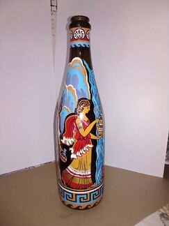 Произведение искусства, роспись на бутылках
