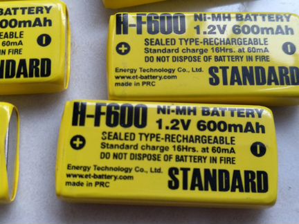 Ni-MH аккумулятор ET H-F600 600mAh 1.2V