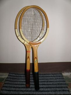 Ракетка теннисная, Динамо СССР, деревянная (бук)