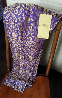 Брюки супермодные жаккард