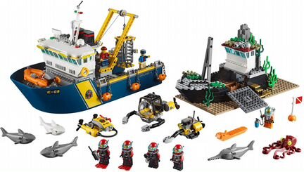 Lego 60095-1: Корабль исследователей морских глуби