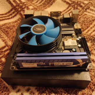 Мат. плата ITX GA-H77N-wifi + Процессор + память