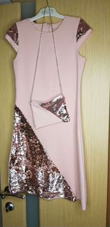 Платье р.146-152-158Новогоднее нарядное празднично