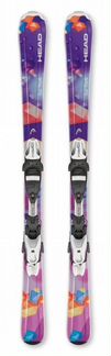 Детские лыжи head Best Friends, Purple + крепления