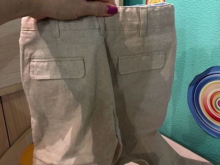 Льняные брючки новые 116