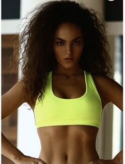 Топ для фитнеса Designed for fitness Basic Lemon