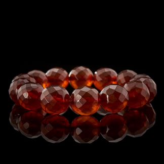 Браслет граненый из янтаря