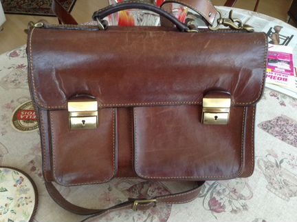 Портфель кожаный