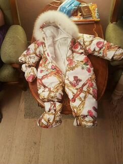 Комбинезон зимний из гусиного пуха Chepe White Dow