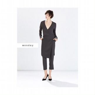Zara woman studio Комбинезон графит