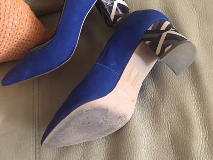 Туфли натуральная замша