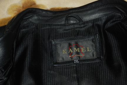 Продам черный кожаный пиджак