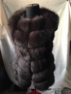 Жилет из песца