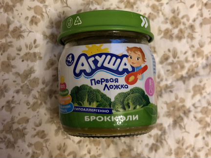 Агуша пюре брокколи