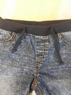 Легкие джинсовые шорты р 116-122